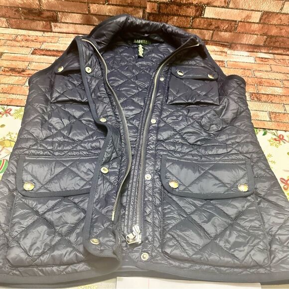 Lauren Ralph Lauren Quilted Puffer Vest M - Picture 7 of 11